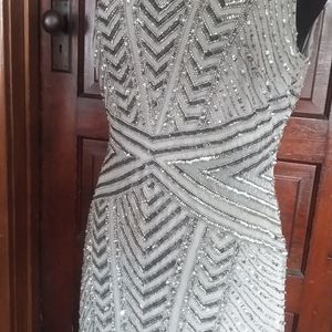 Mother of Bride Beaded Formal Gown